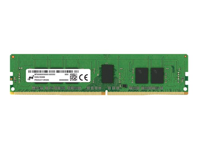 Micron - DDR4 - module - 16 GB - DIMM 288-pin - 3200 MHz / PC4-25600 - CL22 - 1.2 V - registered - ECC