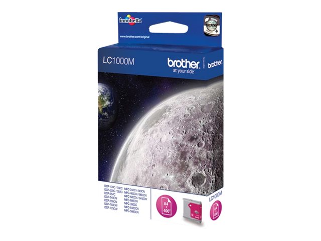 Brother LC1000M - magenta - original - ink cartridge