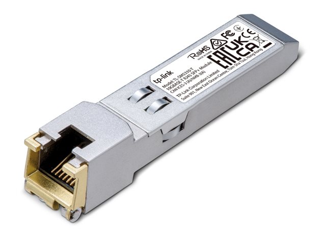 TP-Link TL-SM5310-T V1 - SFP+ transceiver module - 10GbE, 5GbE, 2.5GbE - 100Base-TX, 1000Base-T, 10GBase-T, 2.5GBase-T, 5GBase-T - up to 30 m - for JetStream TL-SG3452XP V1