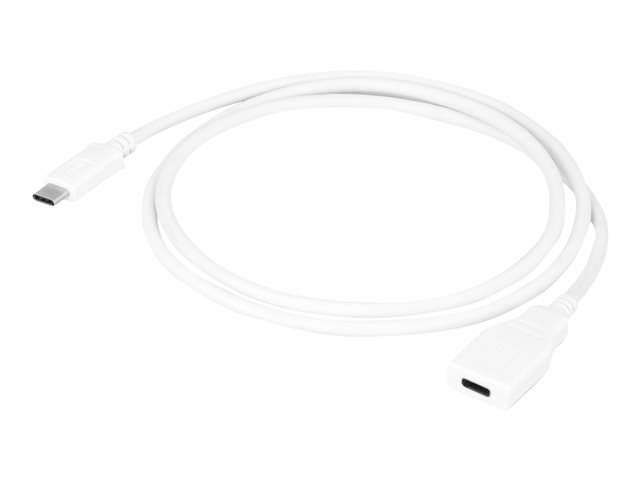 Urban Factory Cable USB-C extension 1m white (USB-C male to USB-C female) - USB-C extension cable - 1 m