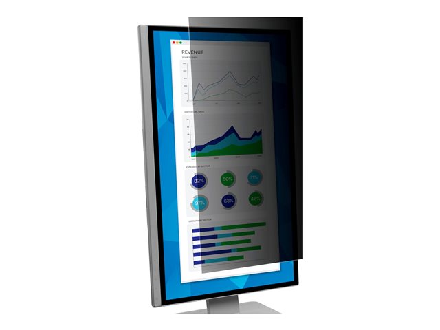 3M Privacy Filter - Display privacy filter - 25" - black