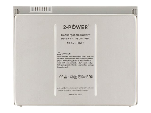 2-Power Main Battery Pack - laptop battery - Li-pol - 5600 mAh - 60 Wh
