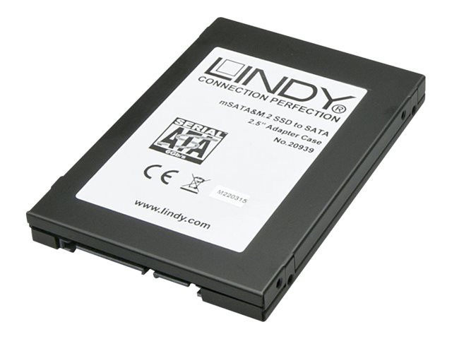 Lindy mSATA & M.2 SSD to 2.5" - storage bay adapter