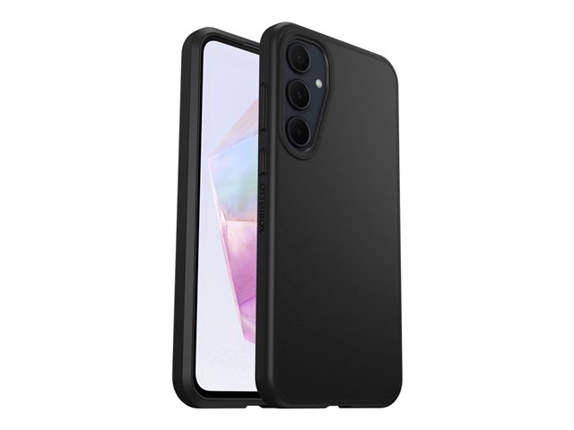 OtterBox React Series - Back cover for mobile phone - black - for Samsung Galaxy A35