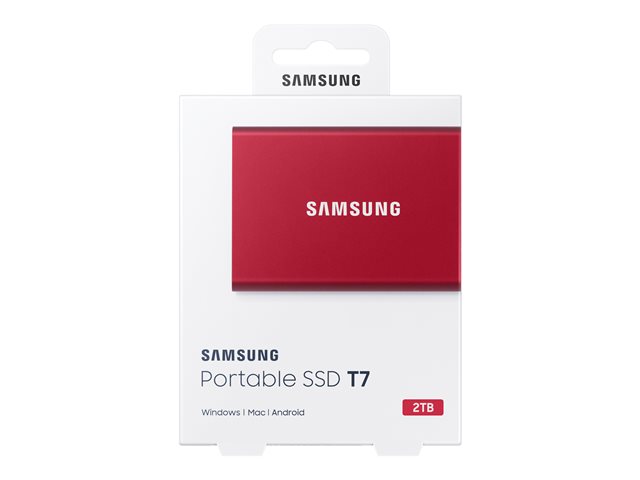 PORTABLE SSD T7 2TB RED