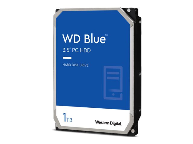 WD Blue WD10EARZ - Hard drive - 1 TB - internal - 3.5" - SATA - 5400 rpm - buffer: 64 MB