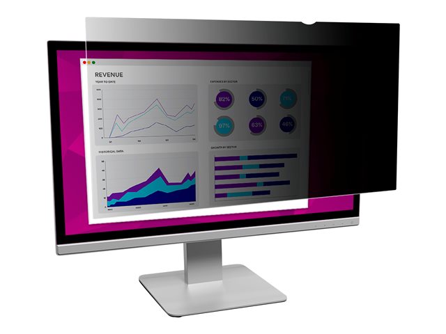 3M High Clarity Privacy Filter - Display privacy filter - 19.5" - black