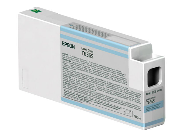 Epson Ink Cartridges, Ultrachrome HDR, T636500, Singlepack, 1 x 700.0 ml Light Cyan