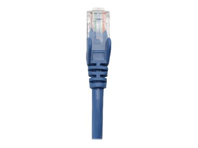 Intellinet Network Patch Cable, Cat5e, 10m, Blue, CCA, U/UTP, PVC, RJ45, Gold Plated Contacts, Snagless, Booted, Lifetime Warranty, Polybag - patch cable - 10 m - blue