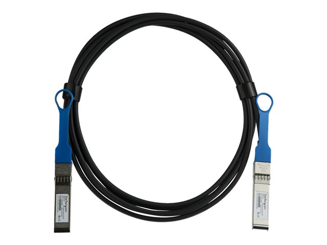 StarTech.com HPE JD097C Compatible 3m 10G SFP+ to SFP+ DAC Twinax, 10GbE SFP+ Copper DAC 10 Gbps Low Power Passive Mini GBIC/Transceiver Module DAC Firepower A5500, 10GE Copper SFP+ Cable - Lifetime Warranty (JD097CST) - 10GBase direct attach cable - 3 m 