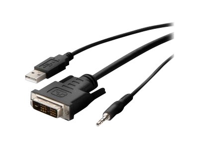 Belkin Secure KVM Combo Cable - video / USB / audio cable - 1.83 m