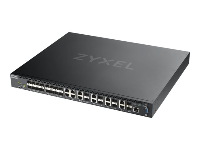 Zyxel XS3800-28 - Switch - L2+ - Managed - 4 x 10GBase-T + 16 x 10 Gigabit SFP+ + 8 x combo 10 Gigabit SFP+ - rack-mountable