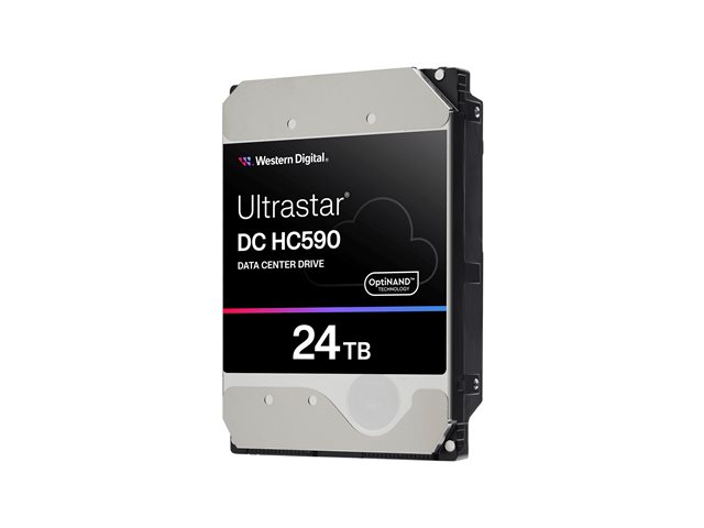 WD Ultrastar DC HC590 0F65642 - hard drive - Data Centre - 24 TB - SATA 6Gb/s