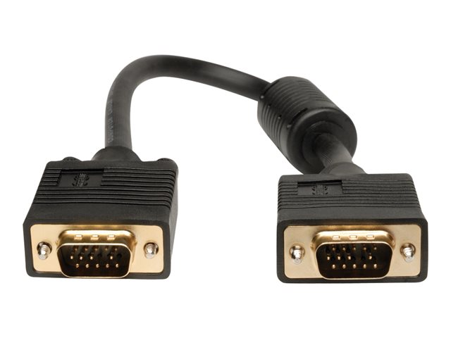 Eaton Tripp Lite Series VGA High-Resolution RGB Coaxial Cable (HD15 M/M), 1 ft. (0.31 m) - VGA cable - 30 cm