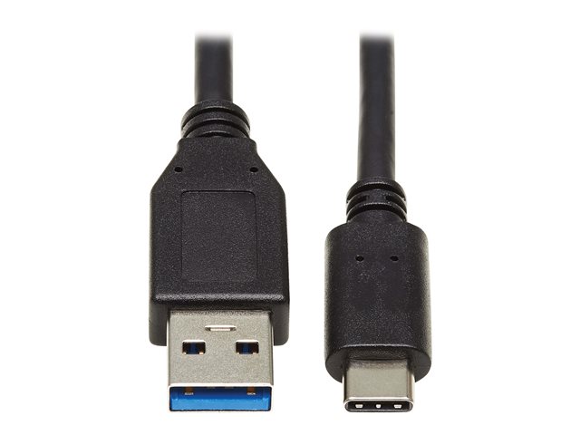 Eaton Tripp Lite Series USB-C to USB-A Cable (M/M), USB 3.2 Gen 2 (10 Gbps), Thunderbolt 3 Compatible, 20-in. (50.8 cm) - USB-C cable - 24 pin USB-C to USB Type A - 50.8 cm