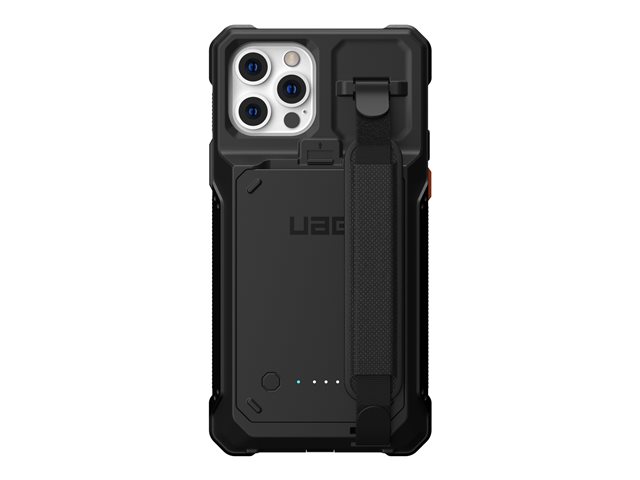 UAG Rugged Workflow Battery Case for iPhone 13 / 14 Black - battery case for mobile phone