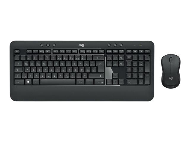 Logitech MK540 Advanced - Keyboard and mouse set - wireless - 2.4 GHz - German