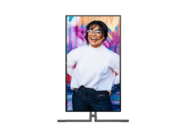 AOC U27U3CV - Graphic Pro Series - LED monitor - 27" - 3840 x 2160 4K @ 60 Hz - Nano IPS - 350 cd/m² - 1300:1 - DisplayHDR 400 - 4 ms - 2xHDMI, DisplayPort, 2xUSB-C - speakers - black