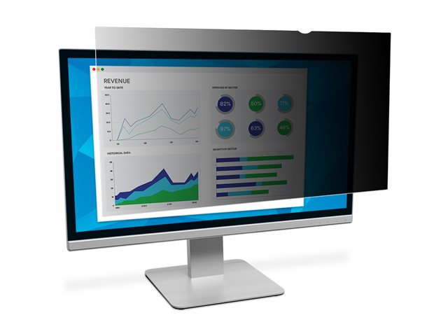 3M Privacy Filter - Display privacy filter - 27" - black