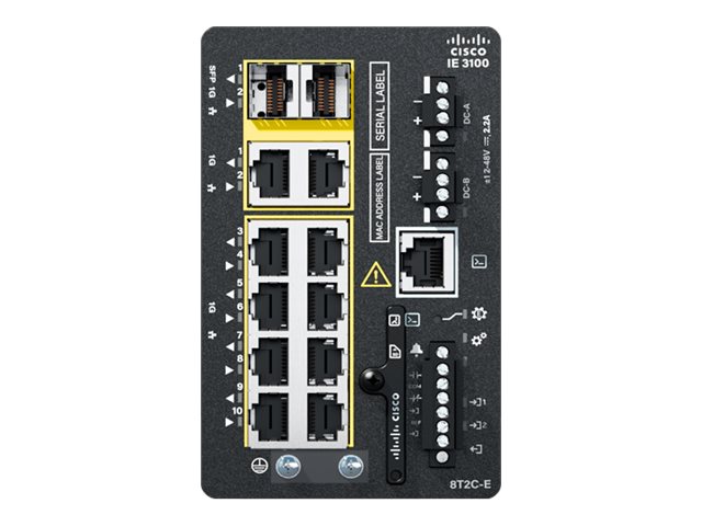 IE3105 W/8GE COPPER 2GE COMBO ADV FEAT FIXED SYS NET ESSENT