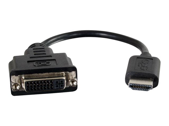 C2G HDMI to Single Link DVI-D Adapter Converter Dongle - adapter - HDMI / DVI - 20.3 cm