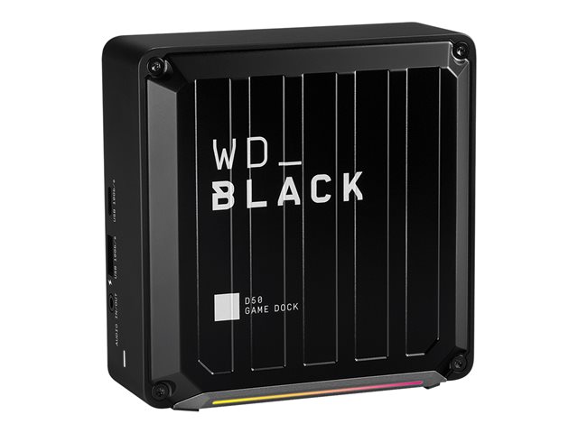 WD_BLACK D50 Game Dock WDBA3U0000NBK - Docking station - Thunderbolt 3 - DP, Thunderbolt - 1GbE - EMEA