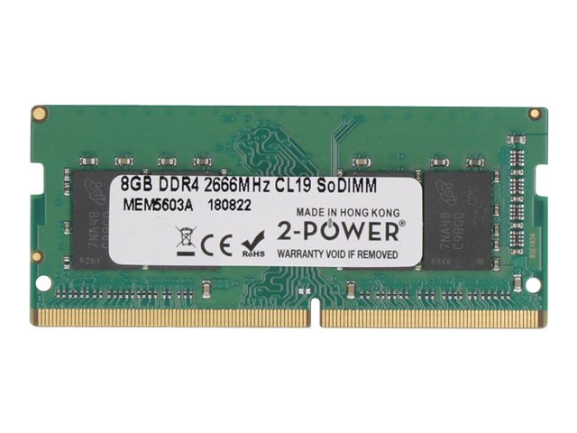 8GB DDR4 2666MHz CL19 SoDIMM