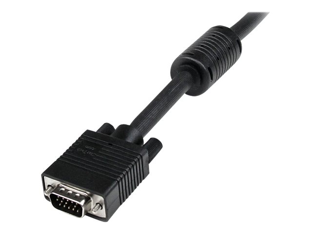 StarTech 25m Coax High Resolution Monitor VGA Cable HD15 M/M - VGA cable - HD-15 (VGA) (M) to HD-15 (VGA) (M) - 25 m - molded - black