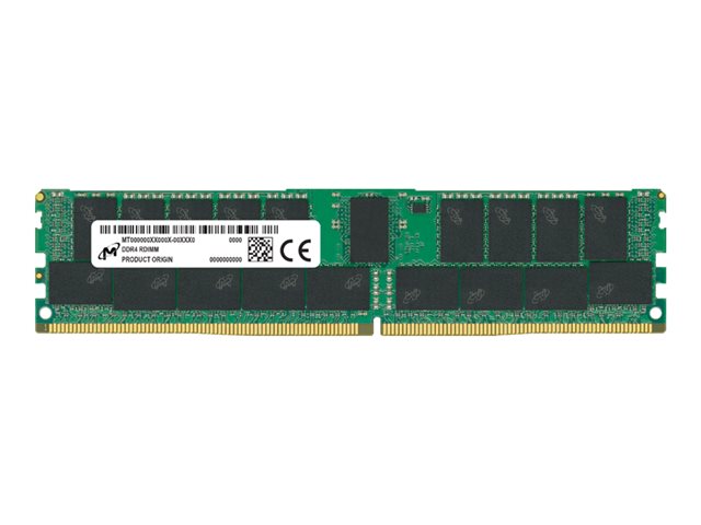 Micron - DDR4 - module - 32 GB - DIMM 288-pin - 3200 MHz / PC4-25600 - CL22 - registered - ECC