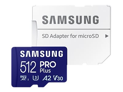 Samsung PRO Plus MB-MD512SA - flash memory card - 512 GB - microSDXC UHS-I