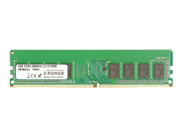 2-Power - DDR4 - module - 4 GB - DIMM 288-pin - 2666 MHz / PC4-21300 - unbuffered