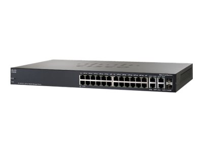CSB SF300-24PP 24-PORT 10/100 POE+ MANAGED SWITCH W/GIG UPLIN