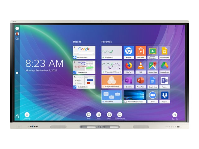 SMART Board SBID-MX275-V4 MX (V4) Series with iQ - 75" LED-backlit LCD display - 4K - for interactive communication