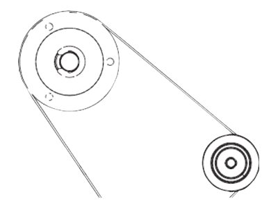 KIT MAIN DRIVE BELT 110XI4 600 DPI