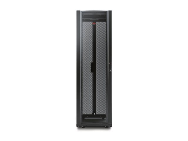APC NetShelter AV Enclosure with Sides and 10-32 Threaded Rails. Size (WxDxH: 60 cm x 82.5 cm x 199 cm) May require special handling and delivery can take up to 3 days due to the size. Check with sales.