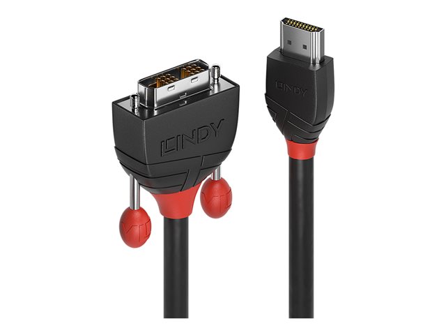 Lindy Black Line adapter cable - HDMI / DVI - 10 m