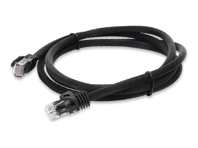 AddOn - Patch cable - RJ-45 (M) to RJ-45 (M) - 1 m - UTP - CAT 6a - booted, snagless - black