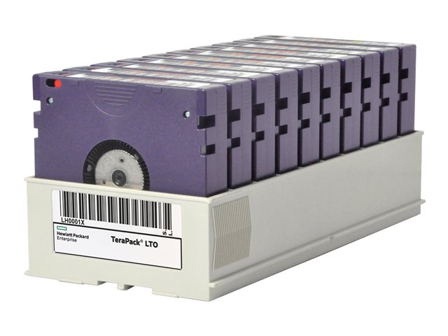 HPE Ultrium Type M RW Custom Labeled Data Cartridge - 10 x LTO Ultrium 8 - 9 TB / 22.5 TB - bar code labeled - slate blue - for P/N: Q2R67A, Q2R68A, R0Q19A, R0Q20A