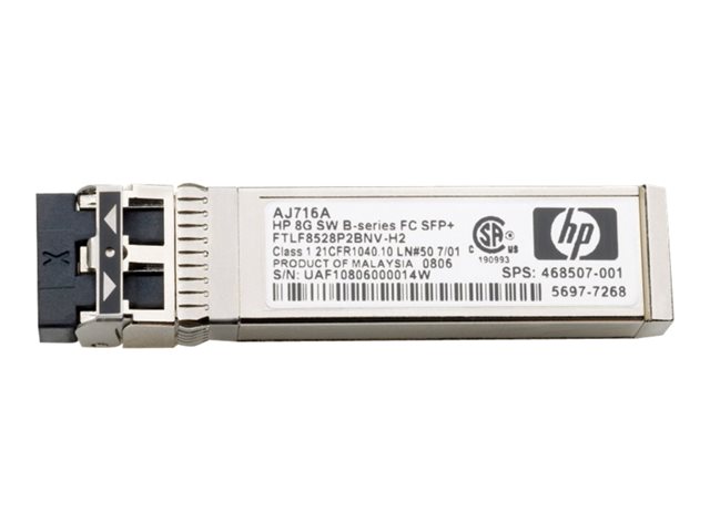HPE - SFP+ transceiver module - 8Gb Fibre Channel (SW)