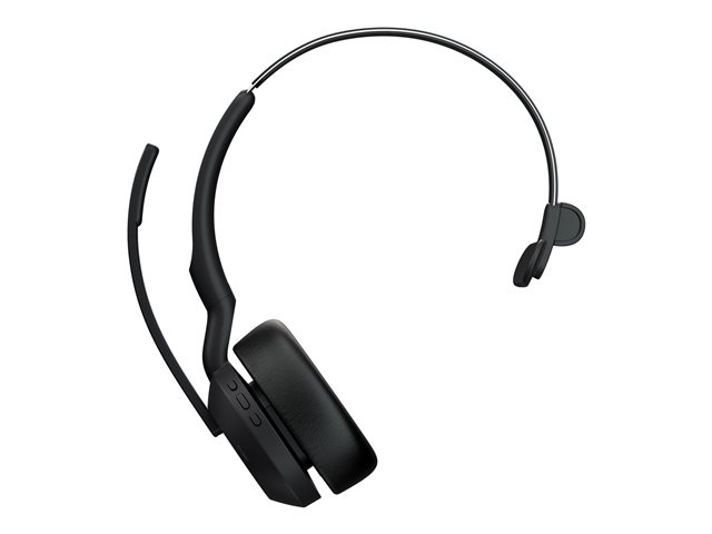 Jabra Evolve2 55 MS Mono - headset - USB-A via Bluetooth adapter - with charging stand