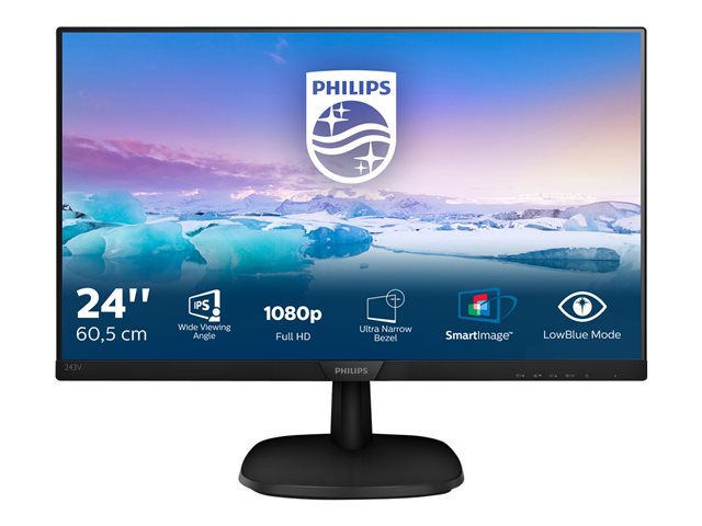 Philips V-line 243V7QDAB - LED monitor - Full HD (1080p) - 24"