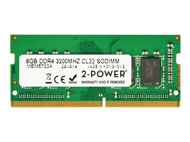 8GB DDR4 3200MHz CL22 SODIMM