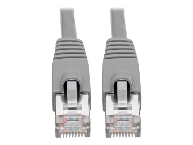 3FT CAT6A 10G STP RJ45 MM POE GREY SNAGLESS MOULDED