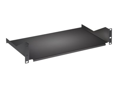 19IN CANTILEVER SHELF 2U 400MM- FIXED BLACK