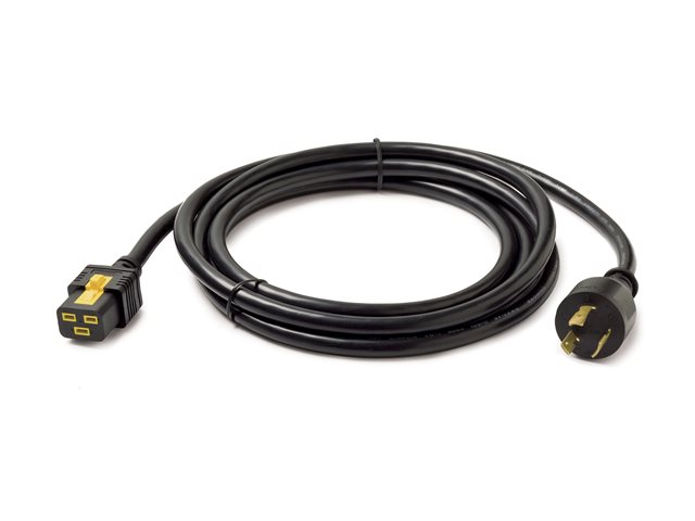 APC - Power cable - IEC 60320 C19 to NEMA L6-20 (M) - 20 A - 3 m - black - Japan - - for P/N: SMT3000I-AR, SMT3000R2I-AR, SRT10KXLTW, SRT3000XLTW, SRT6KXLTW, SRT8KXLJ