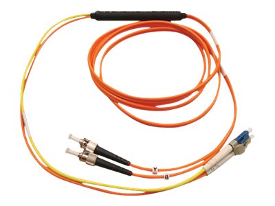 Eaton Tripp Lite Series Fiber Optic Mode Conditioning Patch Cable (ST/LC), 1M (3 ft.) - mode conditioning cable - 1 m - yellow, orange