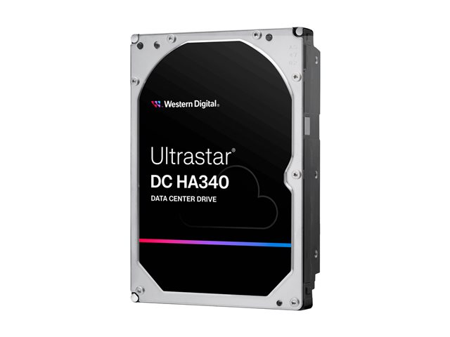 WD Ultrastar DC HA340 WUS721210BLE6L4 - Hard drive - Data Centre - 10 TB - internal - 3.5" - SATA 6Gb/s - 7200 rpm - buffer: 512 MB