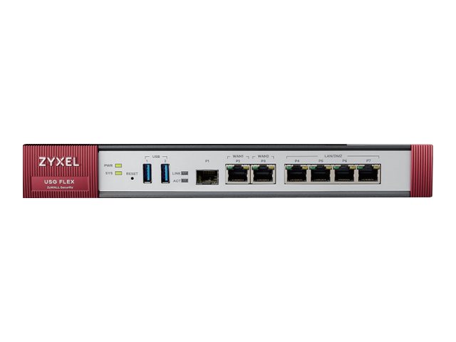 Zyxel ZyWALL USG FLEX 200 - UTM Bundle - firewall - with 1 year AV+IDP, AS, CF - 1GbE - rack-mountable