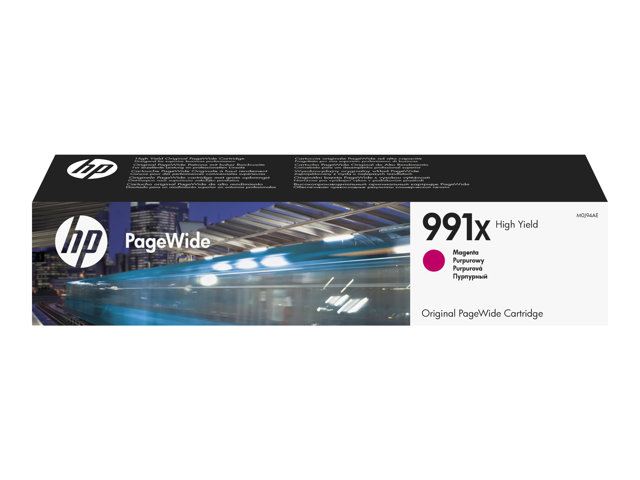 HP 991X - 187 ml - High Yield - magenta - original - PageWide - ink cartridge - for PageWide Color 755, PageWide Managed P77740, P77760, PageWide Pro 750, 772, 777