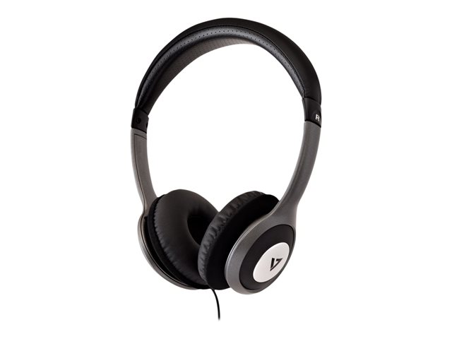 DELUXE 3.5MM STEREO HEADPHONES W/VOL CONTROL 1.8M CABLE IN